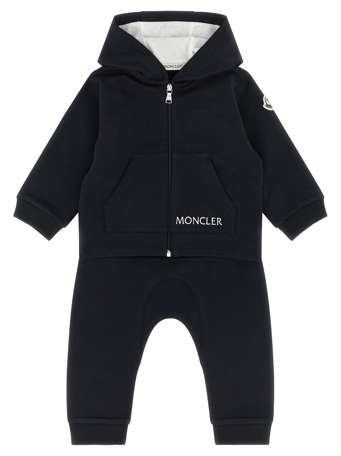 

Комплект: худи и джоггеры Moncler Enfant, синий