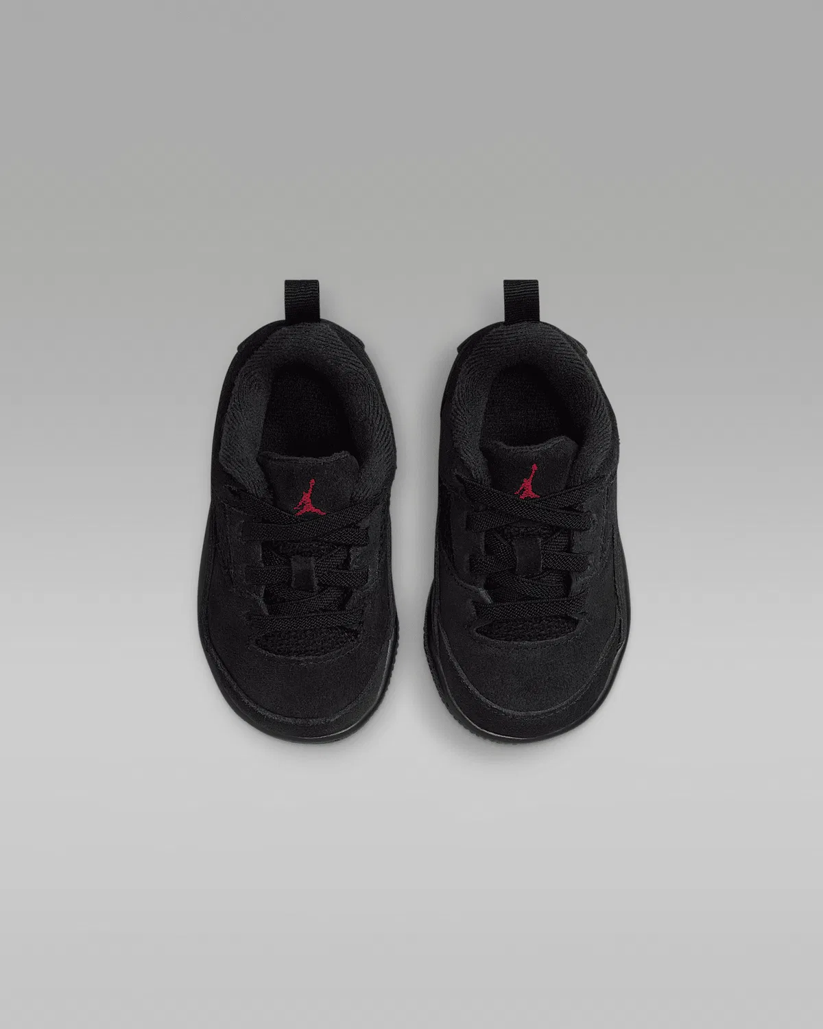 Детские кроссовки Jordan Flight Court, Black/Gum Medium Brown/Varsity Red — фото 4
