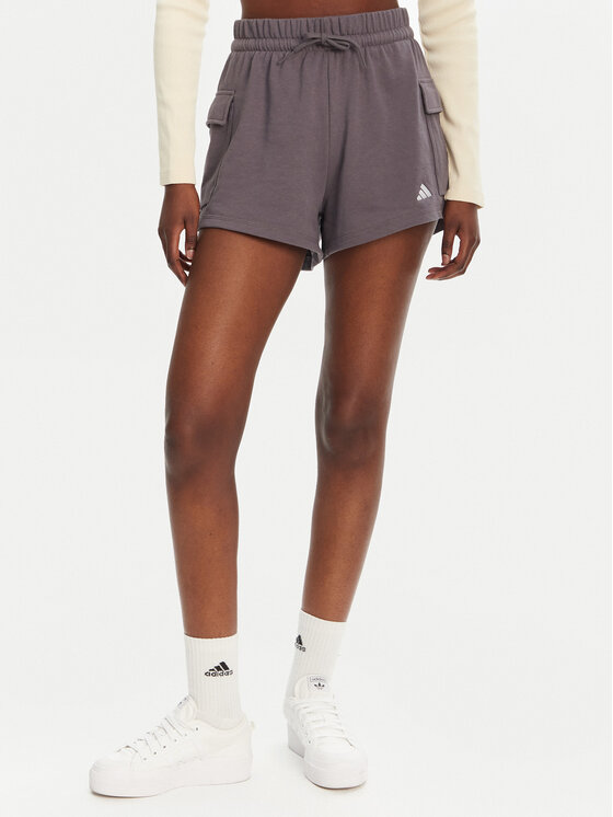 

Облегающие байкерские шорты Essentials 3-Stripes JD0915 Adidas, серый