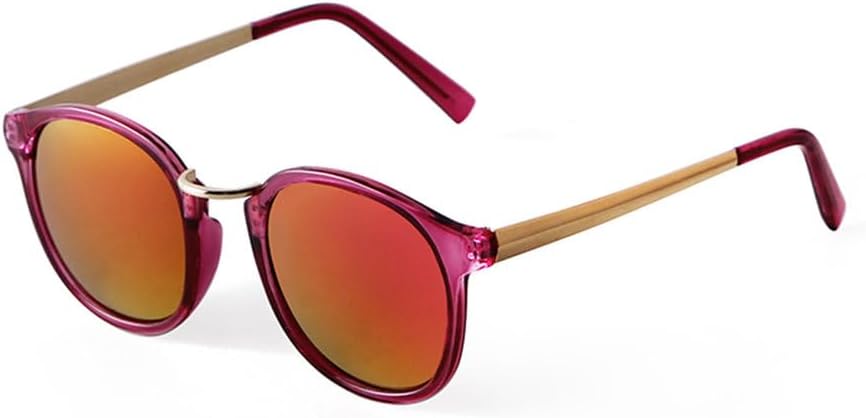 

Мужские солнцезащитные очки LVTFCO Fashion Round Driving Sunglasses с зеркальными линзами, металлическими дужками и заклепками, женские солнцезащитные очки UV400, C5 Purple