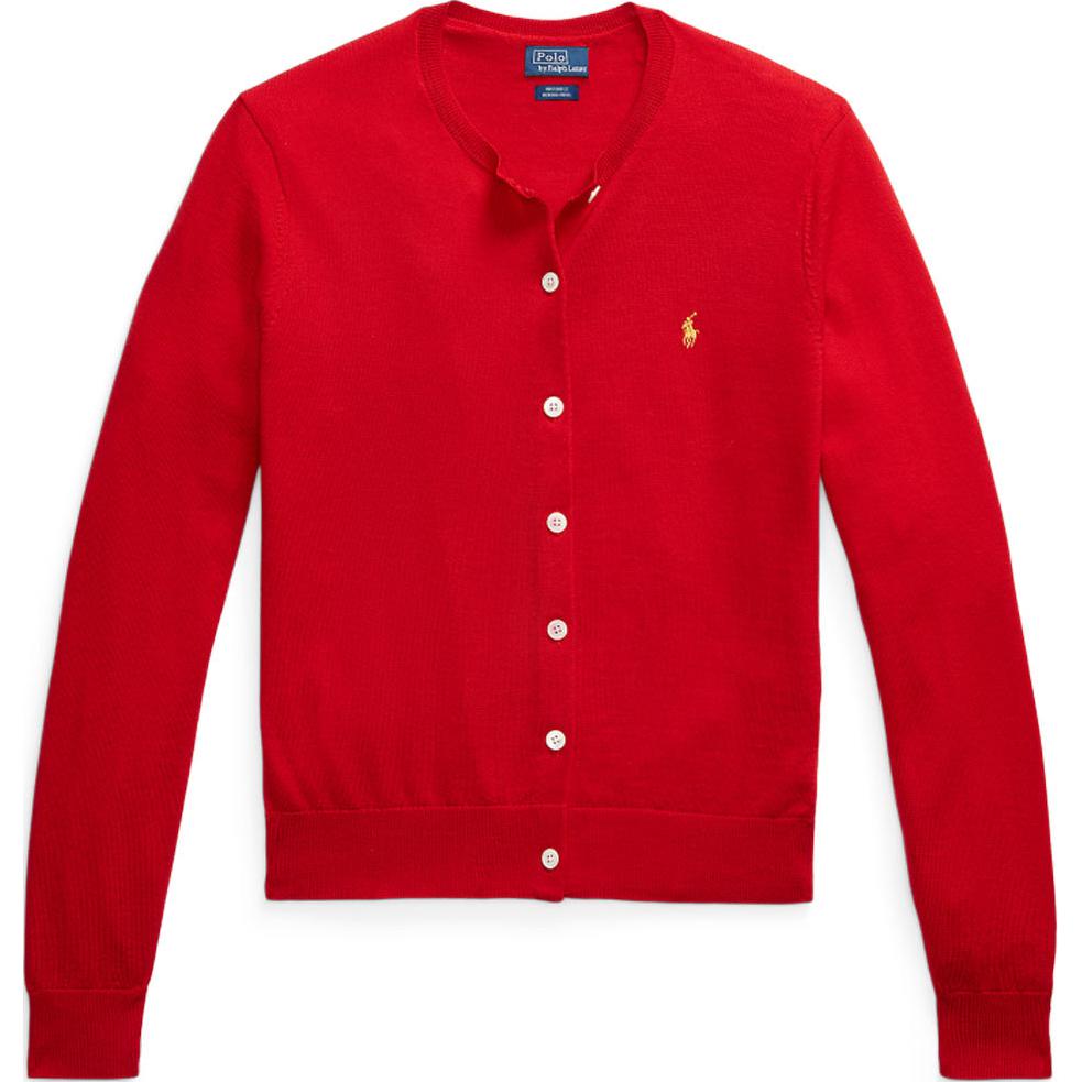 

Кардиган с вышивкой Polo Pony Polo Ralph Lauren, красный