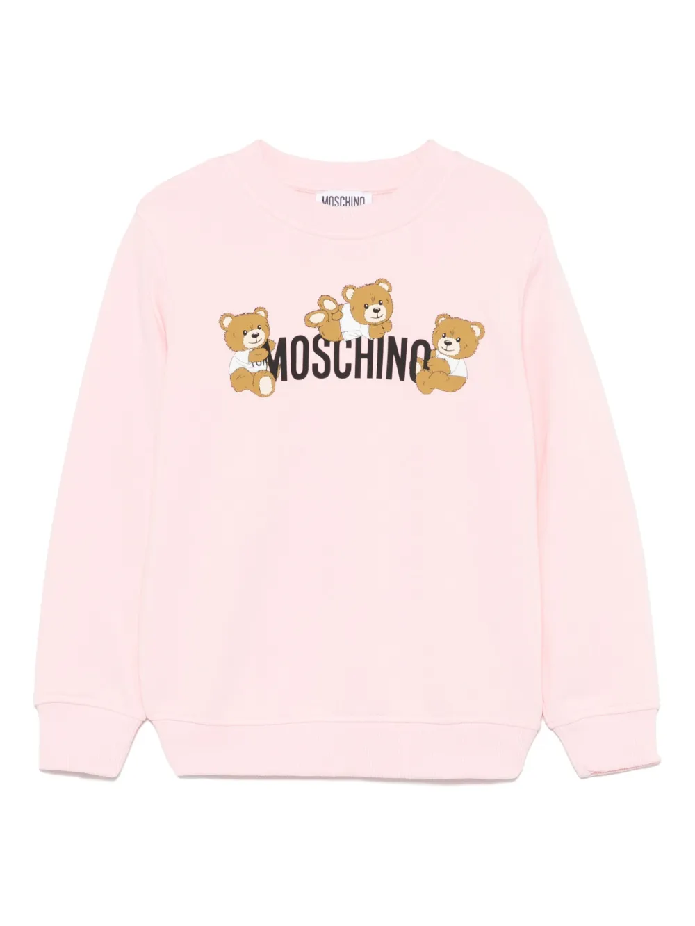 

Толстовка Teddy Bear Moschino Kids, розовый