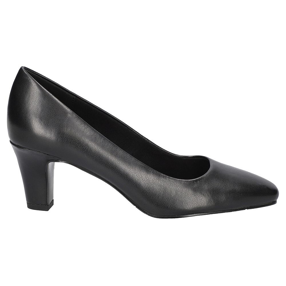 Женские туфли-лодочки Easy Street Poet с квадратным носком, цвет Black Croco — фото 2