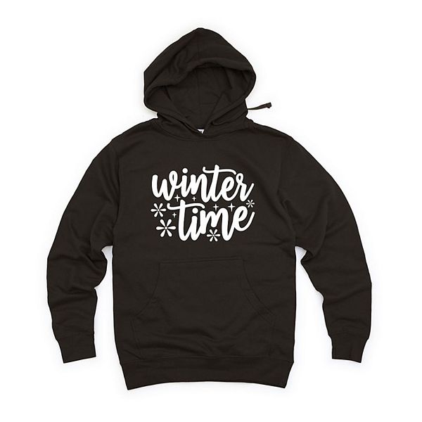 

Толстовка Winter time snowflakes Simply Sage Market, Black, Белый, Толстовка Winter time snowflakes Simply Sage Market, Black