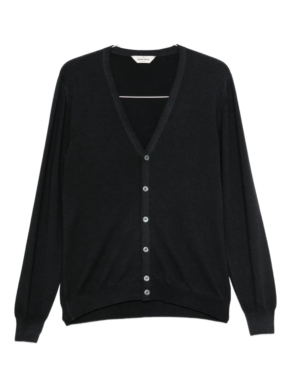 

Кардиган на пуговицах с V-образным вырезом Gran Sasso, серый