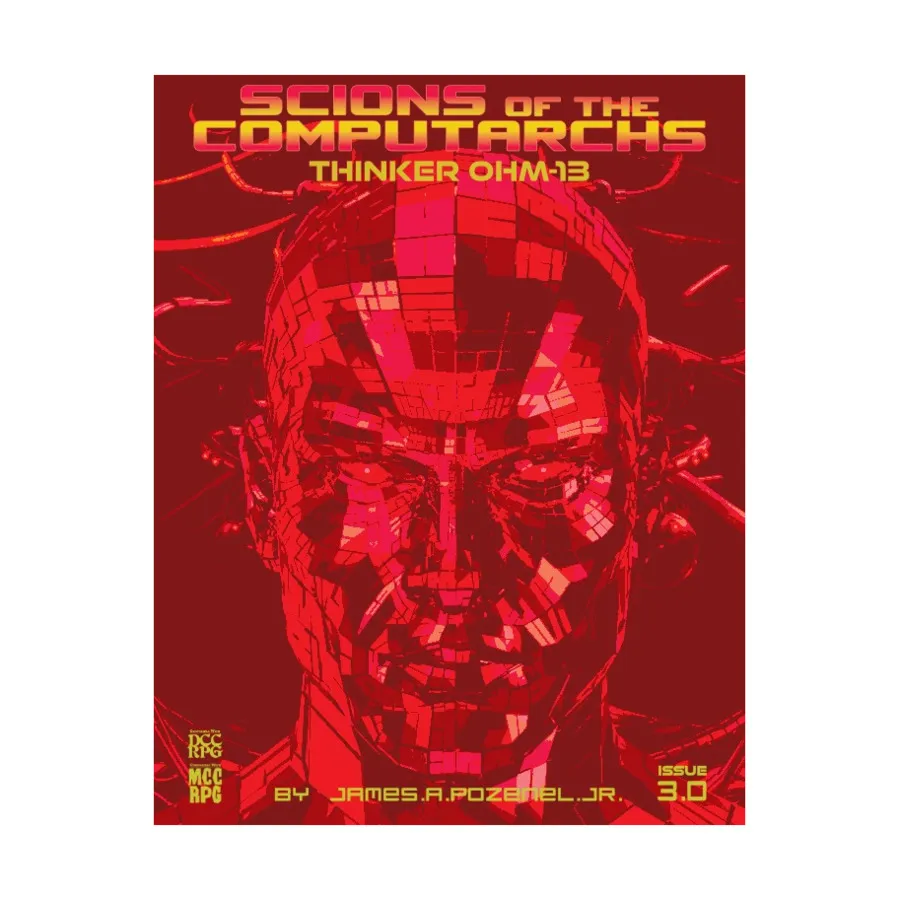 

Scions of the Computarchs - Thinker OHM-13, Dungeon Crawl Classics (Horseshark Games), мягкая обложка