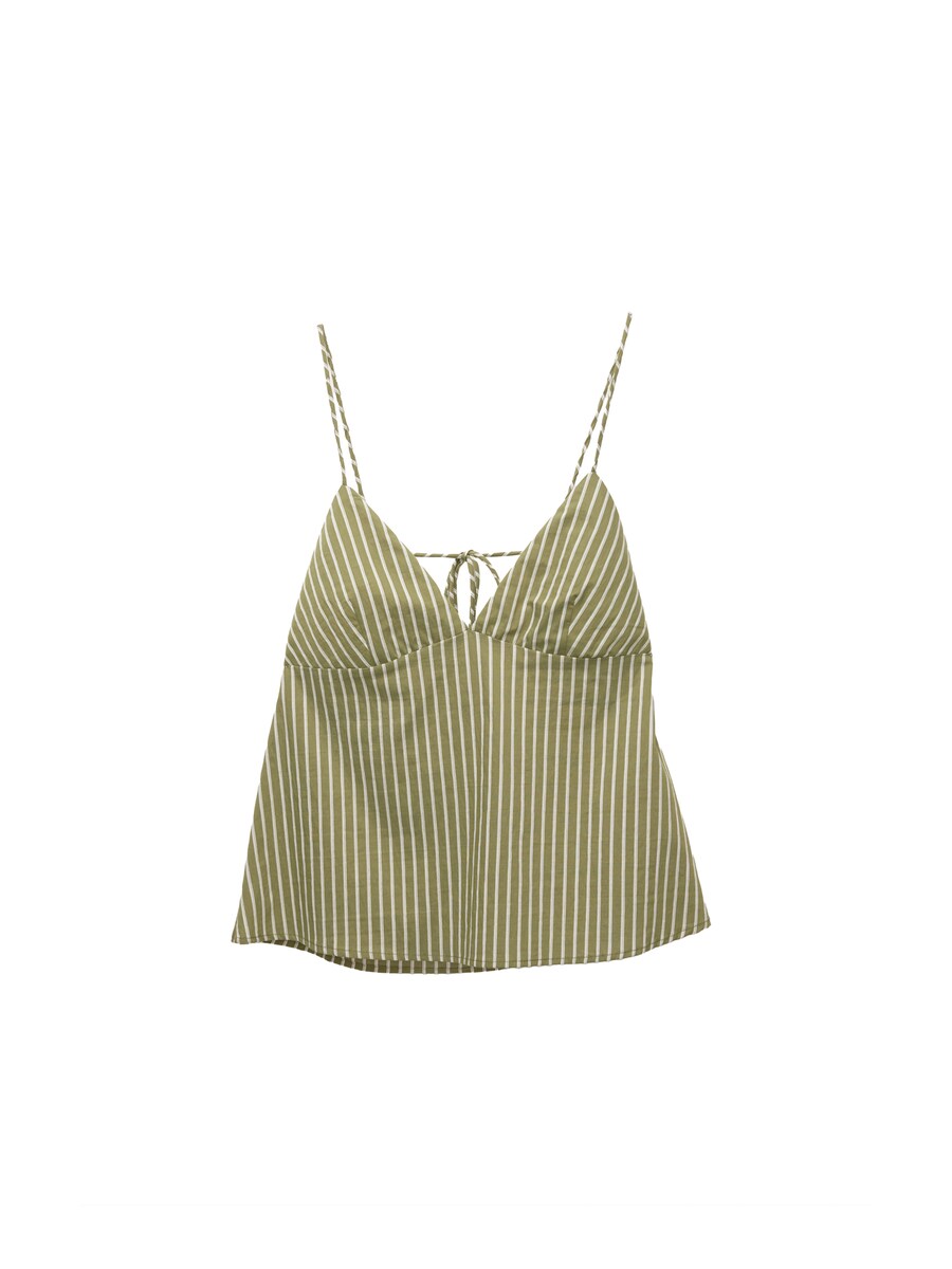 

Топ Pull&Bear, оливковый