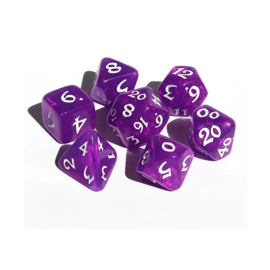 

Набор Poly — Elessia, Moonstone Calypso с белым (7), Polymer Poly Sets (Die Hard Dice)