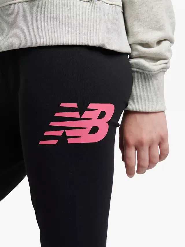 Детский комплект из бриджи и леггинсов, цвет Эш Хизер New Balance — фото 4