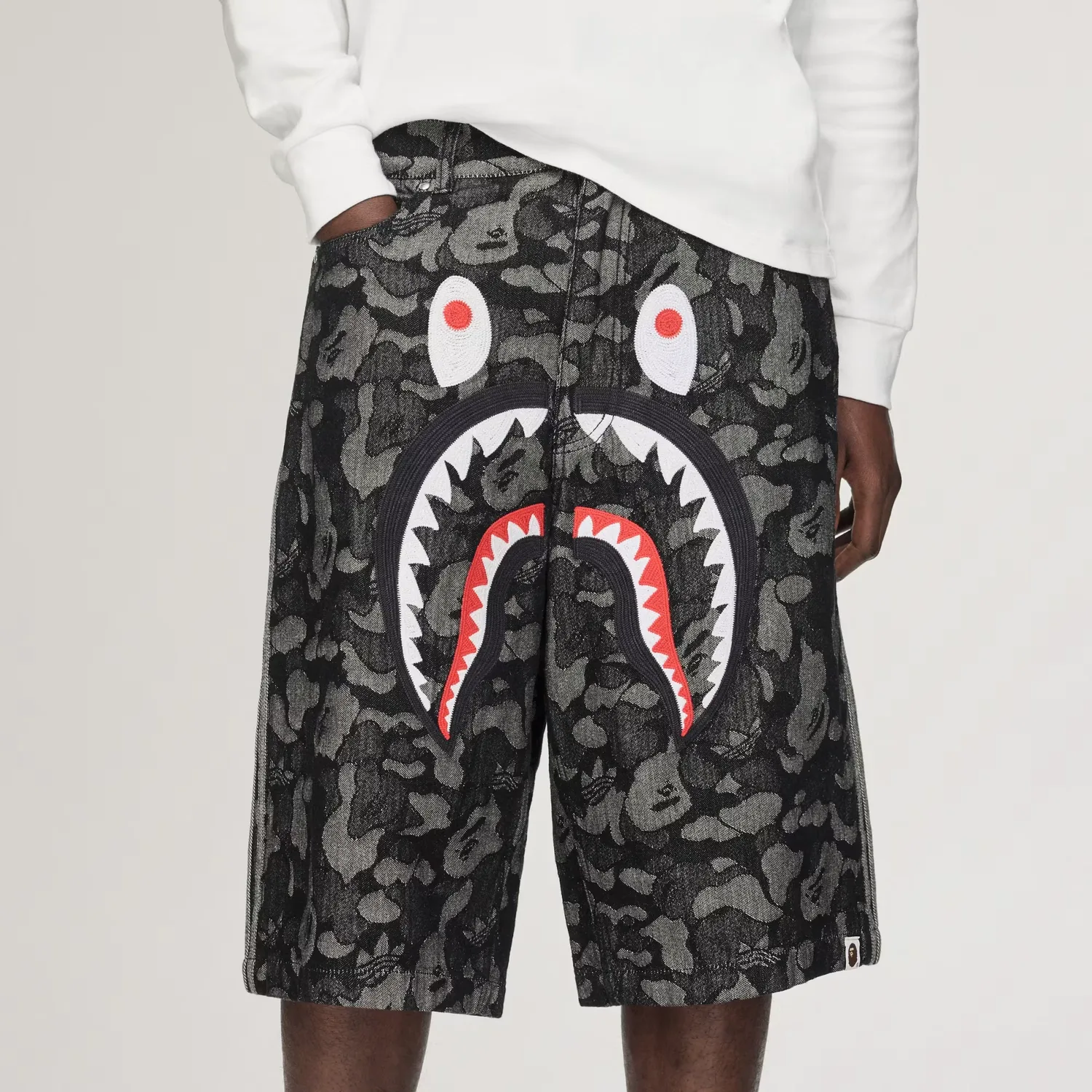 Шорты Ape Bape Adidas Originals, черный — фото 4