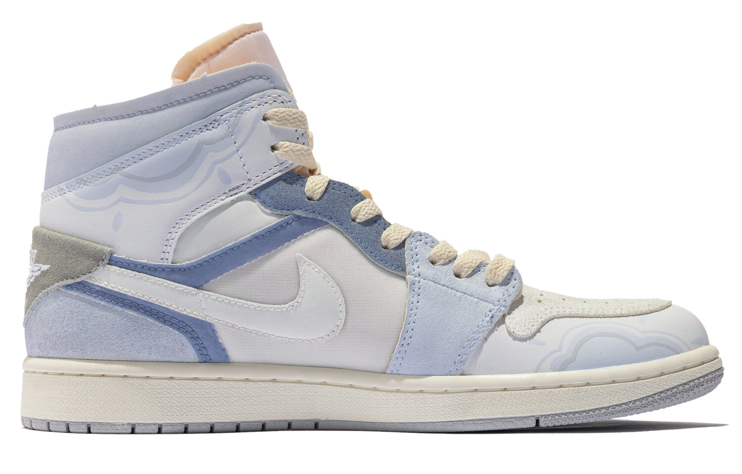 

Jordan Air Jordan 1 винтажные баскетбольные кроссовки мужские, Light Blue