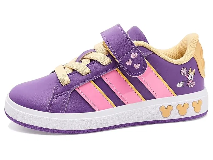 Кроссовки с Minnie Mouse Grand Court Adidas Kids, Black Adi — фото 2