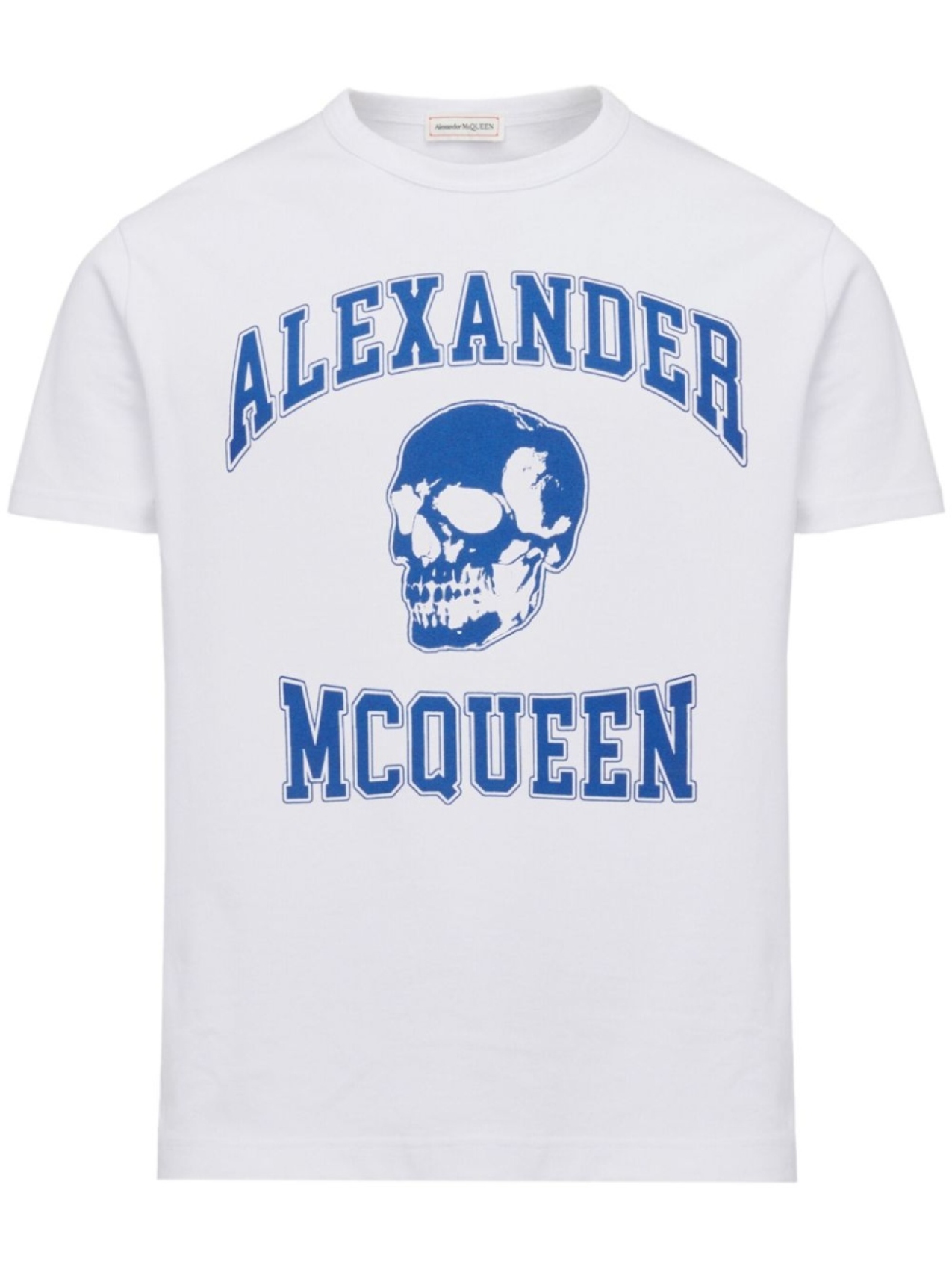 

Alexander McQueen футболка Varsity с логотипом, белый