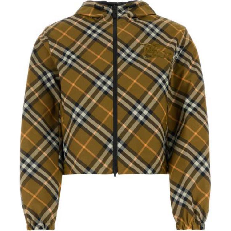

Принтованная двусторонняя куртка Burberry, светло-коричневая