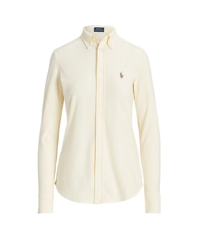 

Вязаная рубашка Оксфорд Polo Ralph Lauren, желтый