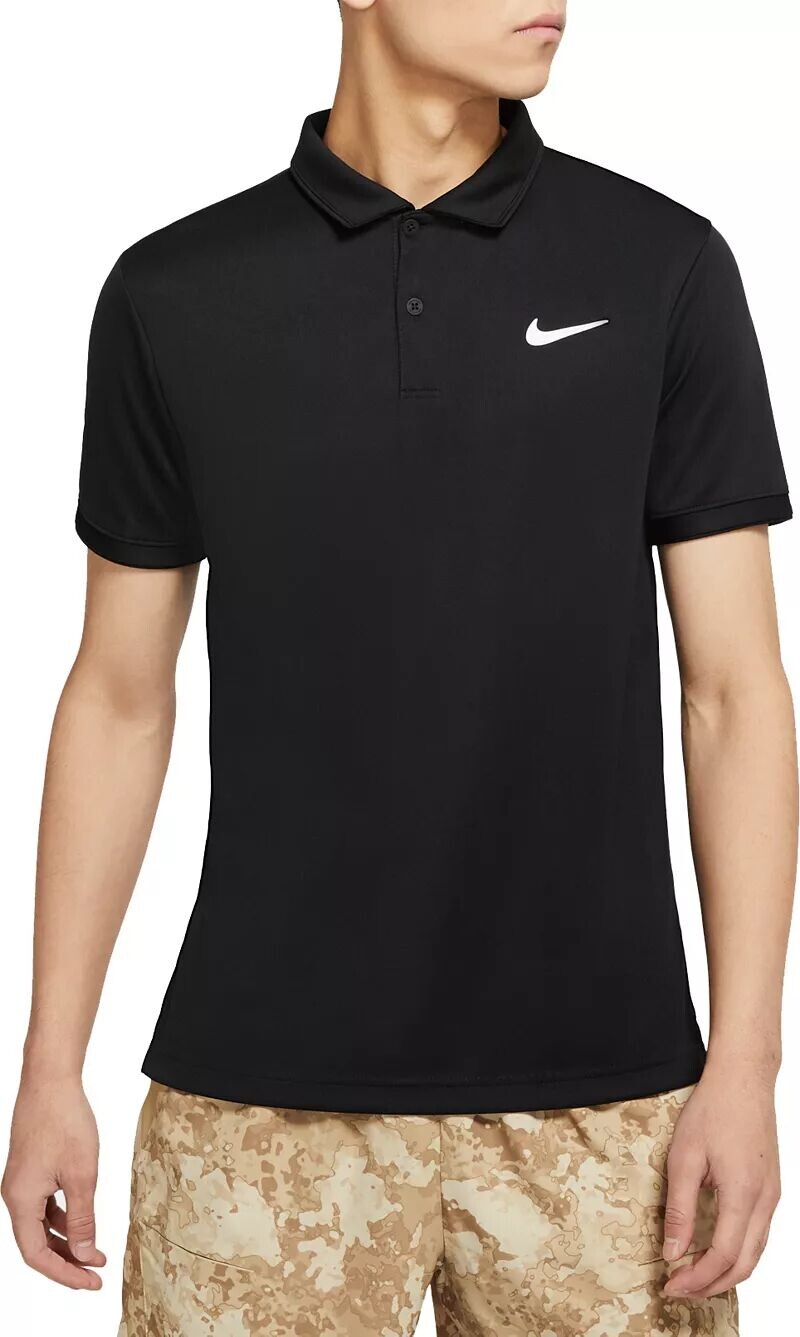 

Мужская теннисная футболка-поло NikeCourt Dri-FIT Victory, черный