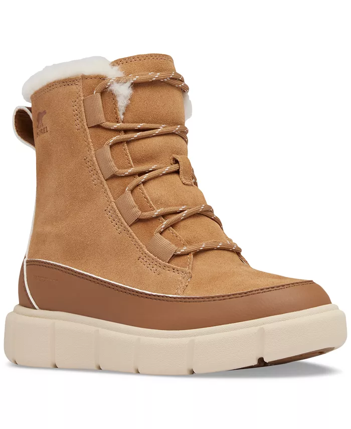 

Водонепроницаемые ботинки Youth Explorer III на шнуровке Sorel, загар/бежевый