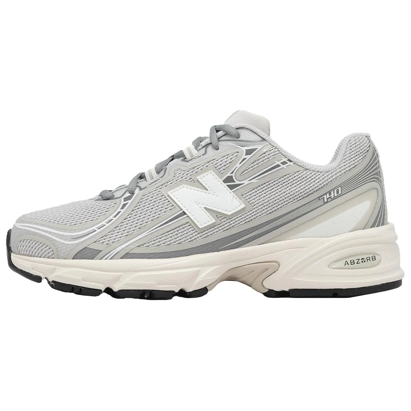 New Balance Кроссовки для бега NB 740 Breathable Unisex Gray White