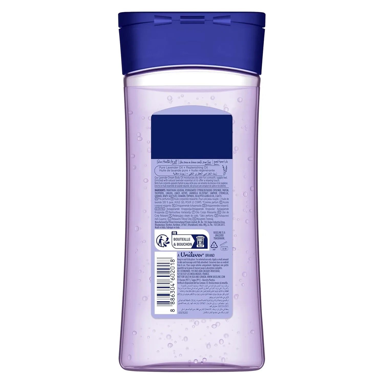 Масло-гель для тела «Lavender Dream» от Vaseline Intensive Care Vaseline — фото 3
