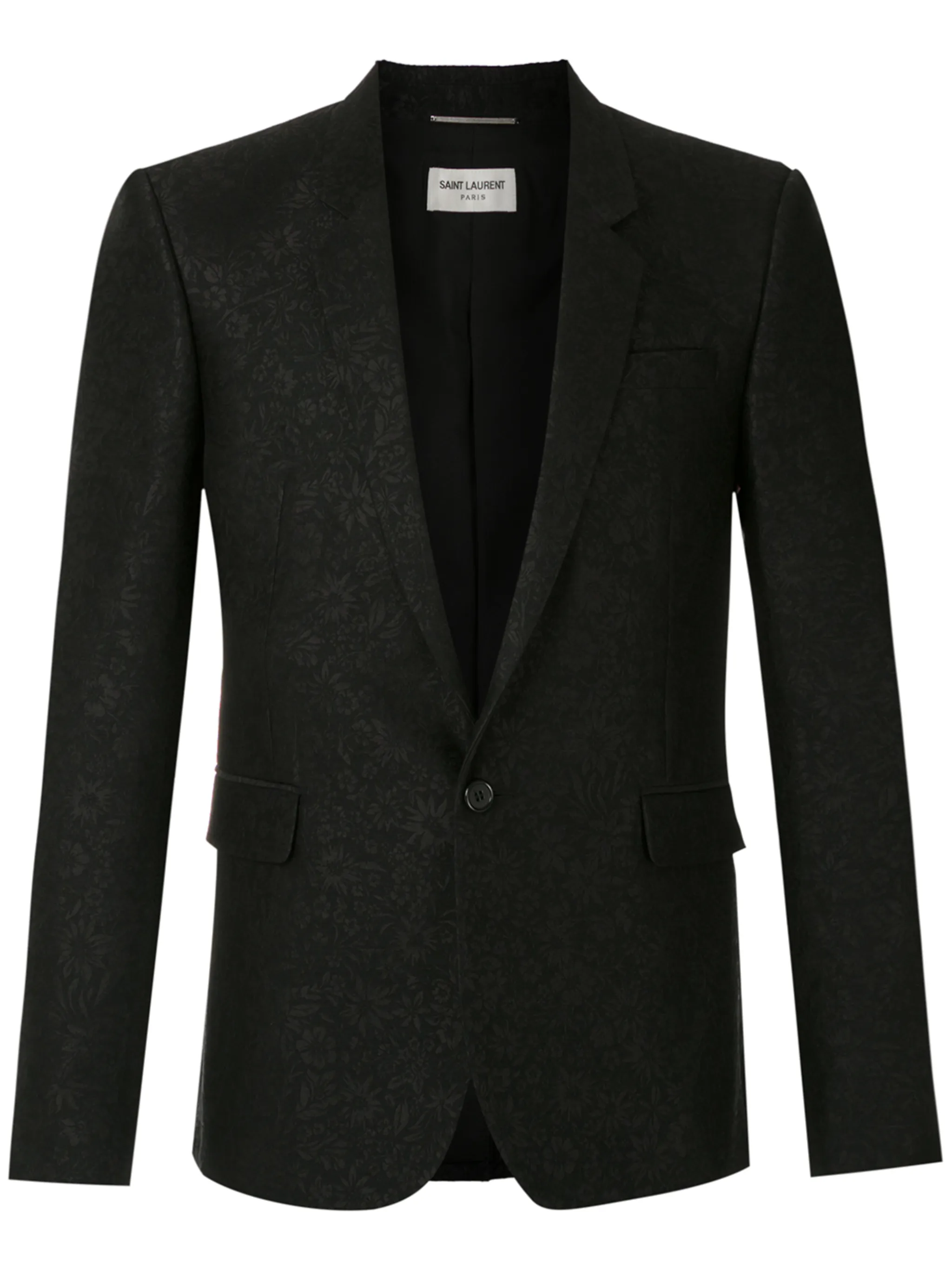 

Пиджак строгого кроя Saint Laurent, черный