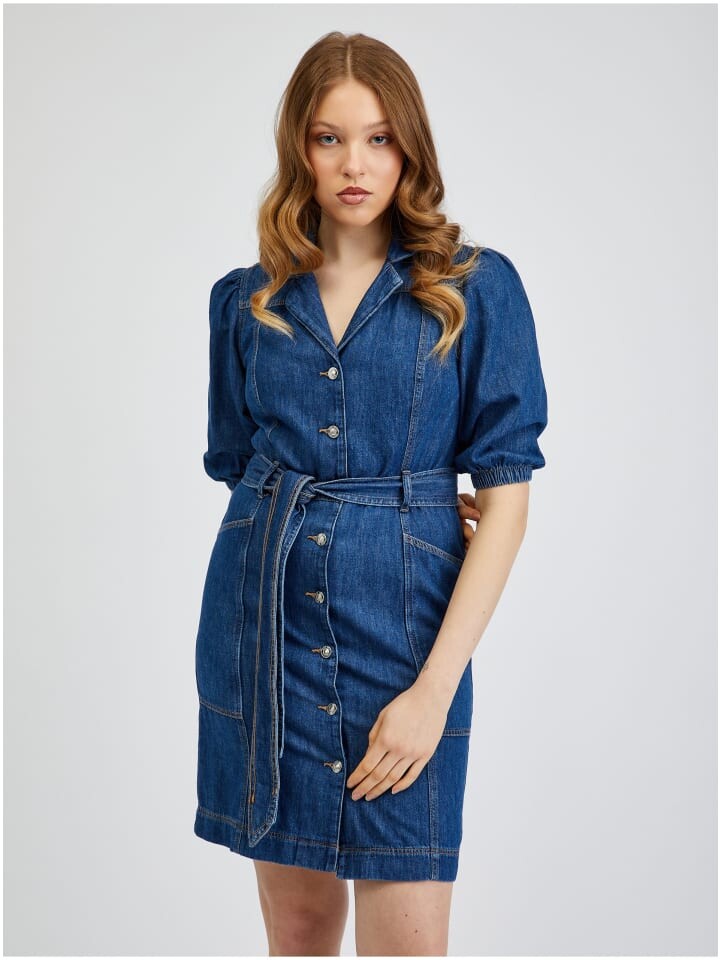

Длинное платье orsay Jeans, темно-синий