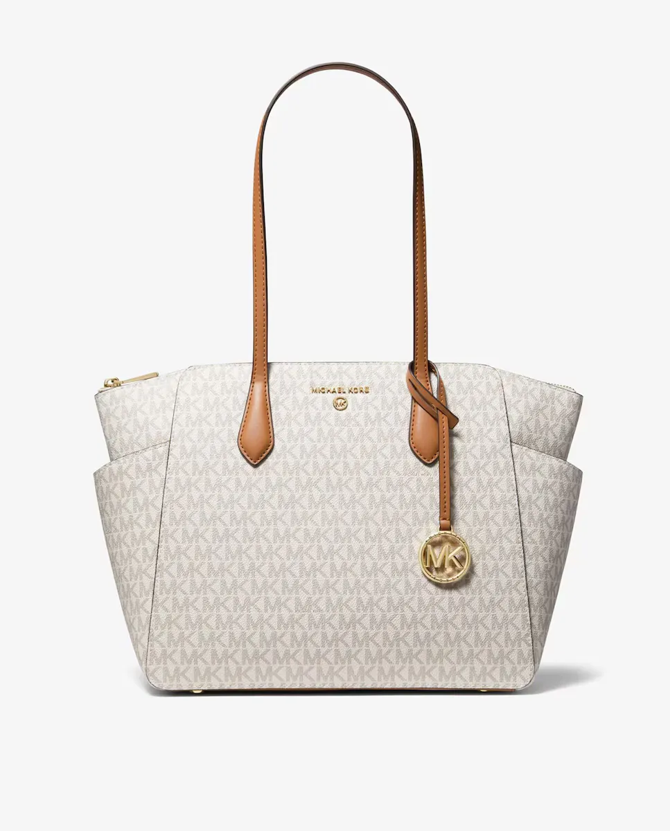 

Большая сумка через плечо Marilyn с логотипом Michael Michael Kors, цвет Natural