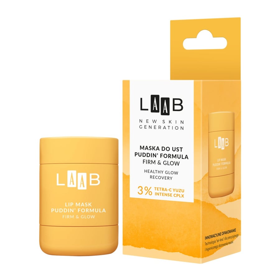 

AA LAAB Tetra-C Yuzu Lip Mask Puddin' Formula Firm&Glow 15 г