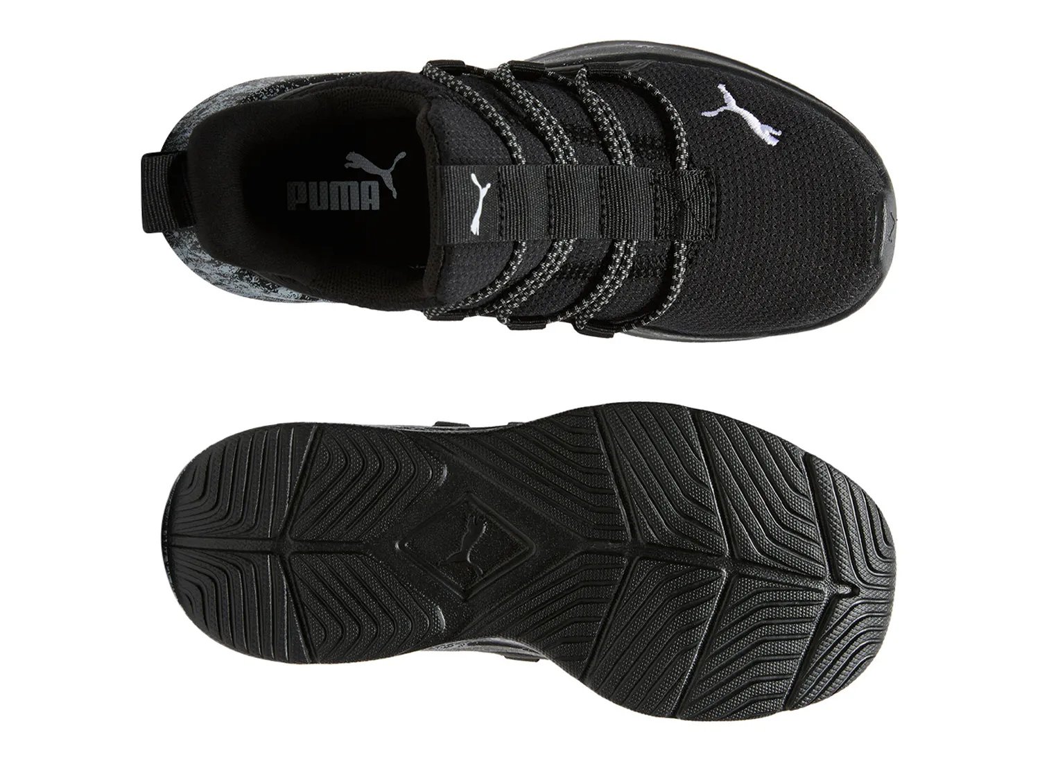 Кроссовки Puma One4All 2.0 Blizzrizz Sneaker - Kids', черный/белый — фото 3