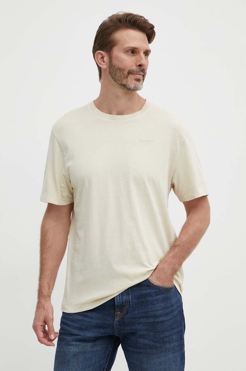 

Футболка хлопковая Jacko Pepe Jeans, бежевый