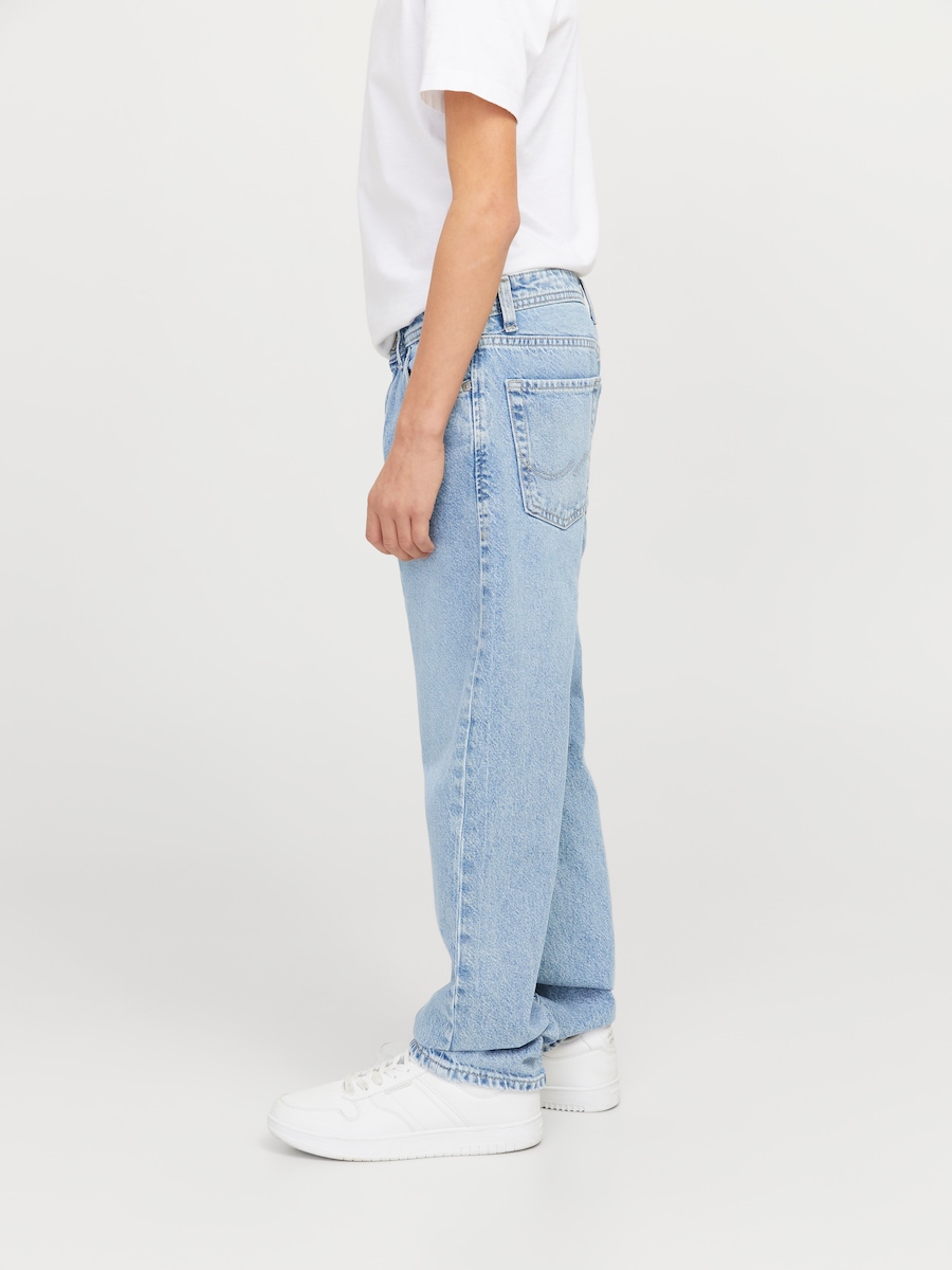 Джинсы свободного кроя Jack & Jones Junior JJICHRIS JJORIGINAL, Blue Denim — фото 4