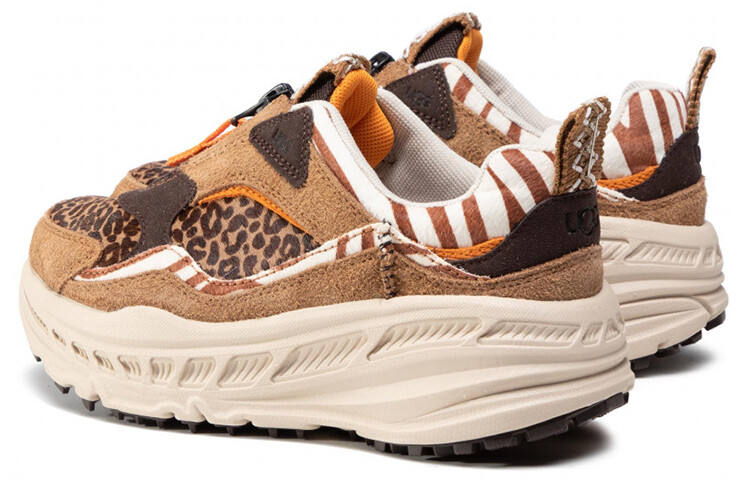 Туфли на платформе женские низкие каштановые Ugg — фото 3