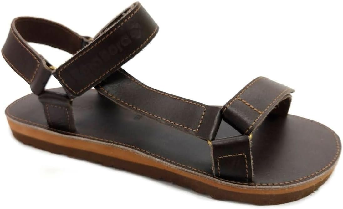 

Мужские кожаные сандалии Prime в бразильском стиле с удобным ремешком на щиколотке Borabora, эспрессо