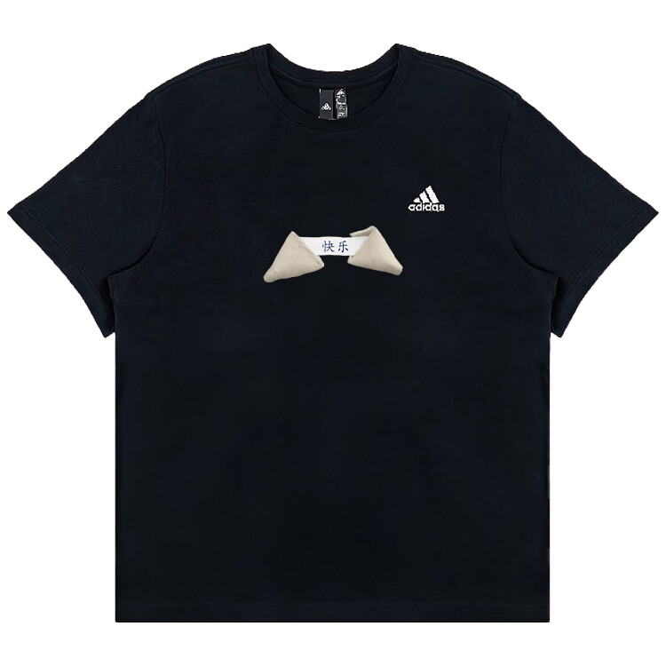 

Футболка унисекс черная Adidas, черный