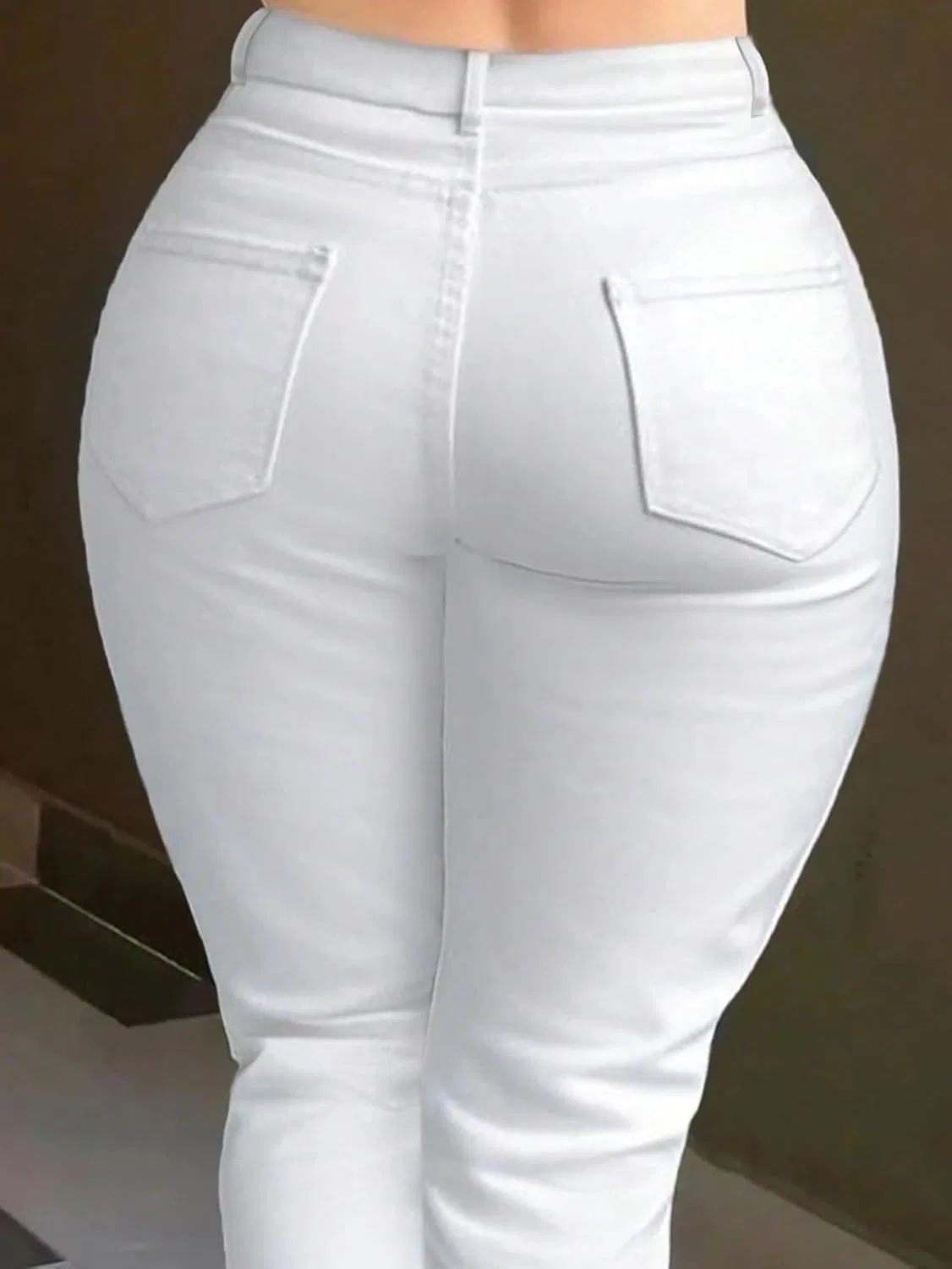 Джинсы скинни White — фото 4