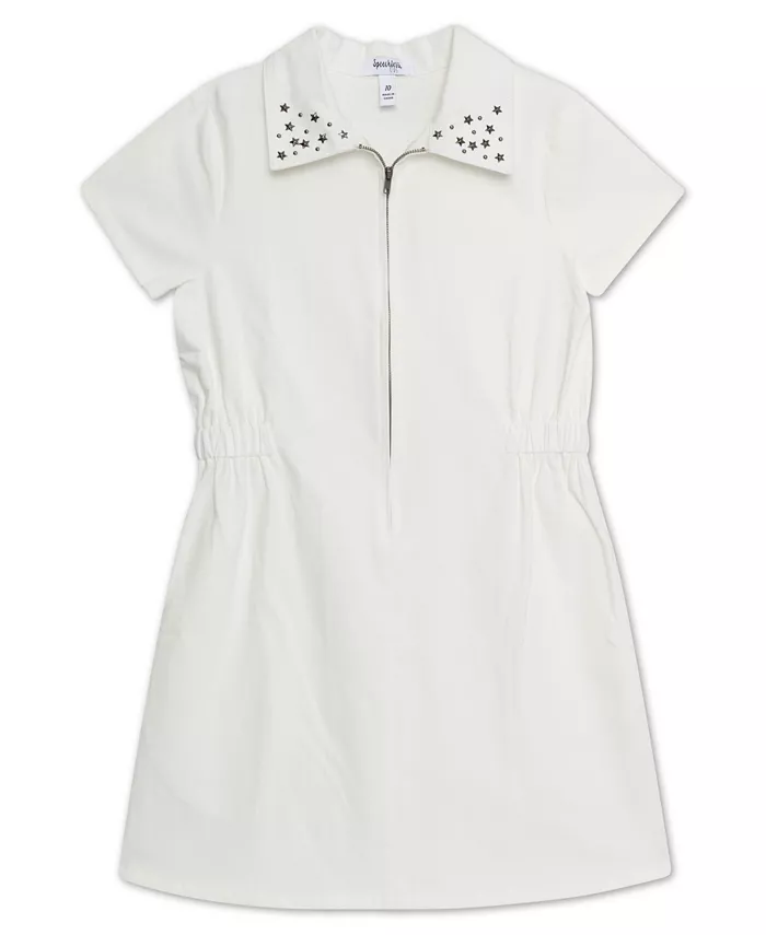 

Платье с воротником и короткими рукавами до колен для девочек старшего возраста Speechless