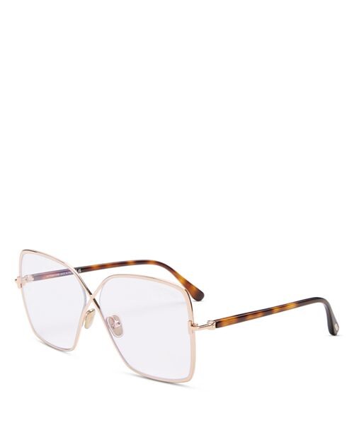 

Очки Butterfly Blue Light, 59 мм Tom Ford, цвет Gold