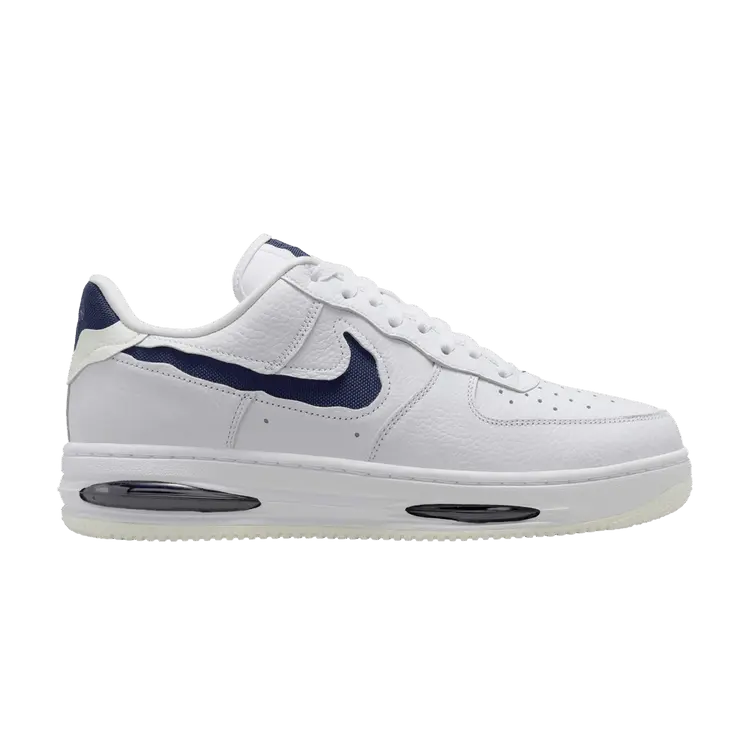 

Кроссовки Nike Air Force 1 Low EVO White Midnight Navy, белый