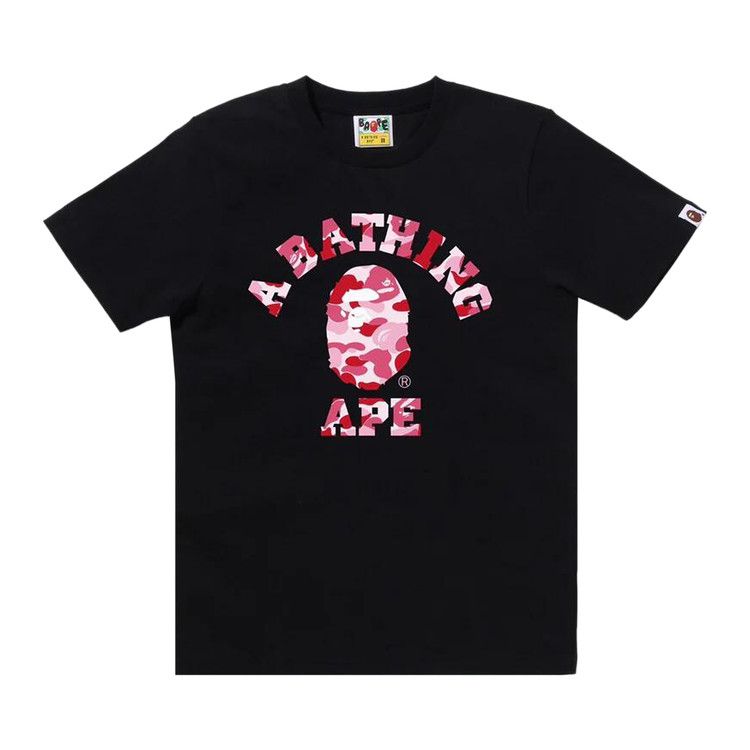 

Футболка BAPE ABC Camo College Tee, Black/Pink