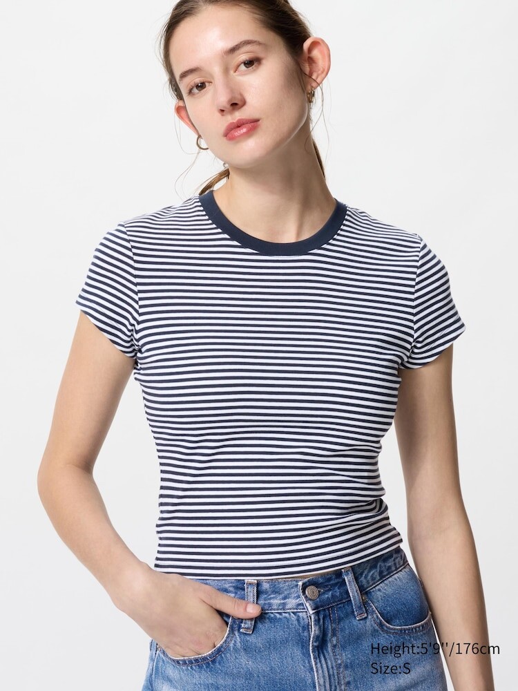 

Мини футболка Uniqlo, цвет 69 синий