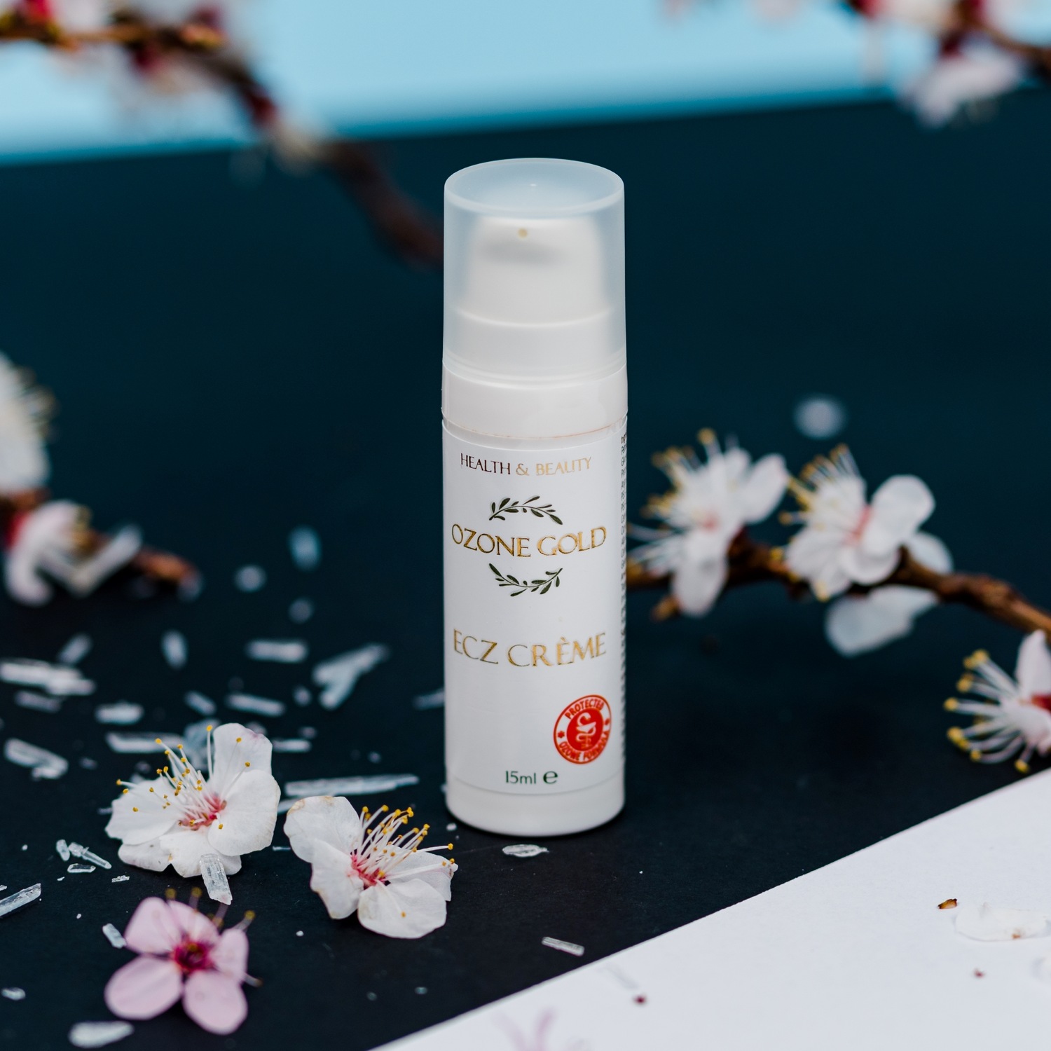 Лосьон для тела creme mit ozonisiertem olivenöl Ozone Gold, weiß — фото 2