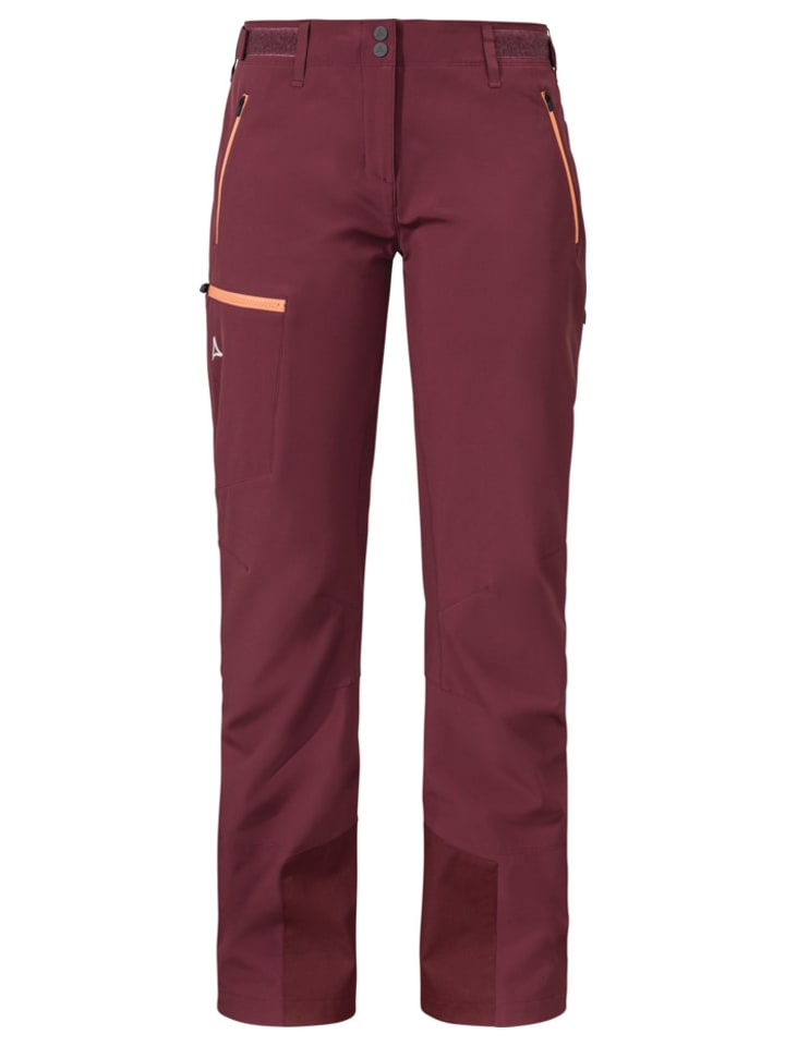 

Спортивные и уличные брюки Schöffel Hose Softshell Pants Matrei L, цвет dark burgundy