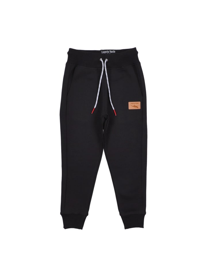 

Lagarto Verde Черные спортивные штаны с принтом под ящерицу