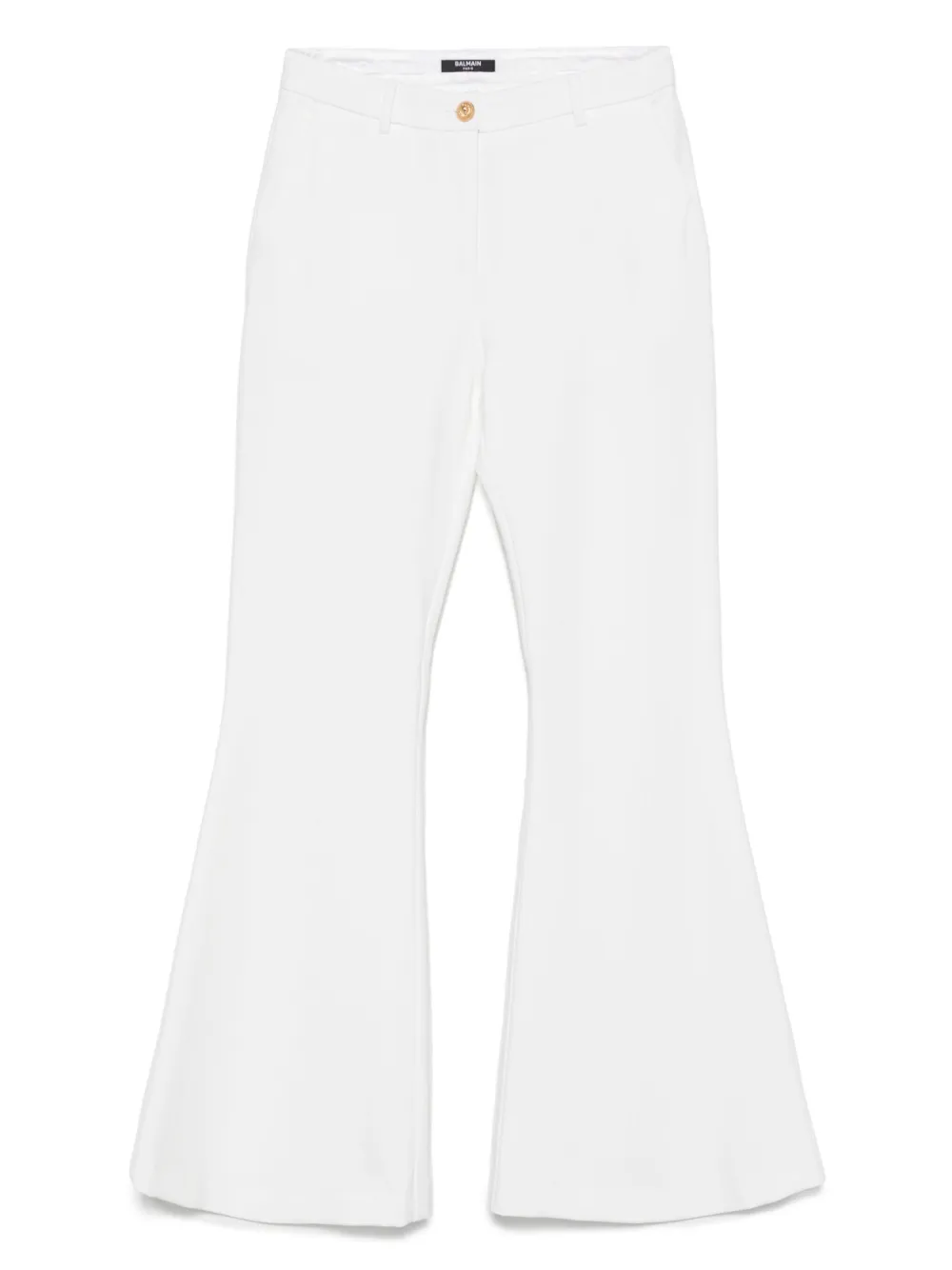 

Расклешенные брюки Balmain Kids, белый