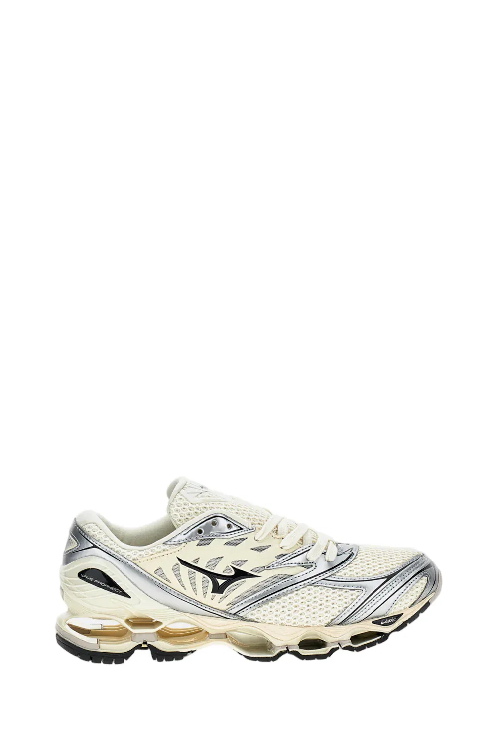 Футуристические кроссовки Wave Prophecy LS с амортизирующей подошвой MIZUNO, белый