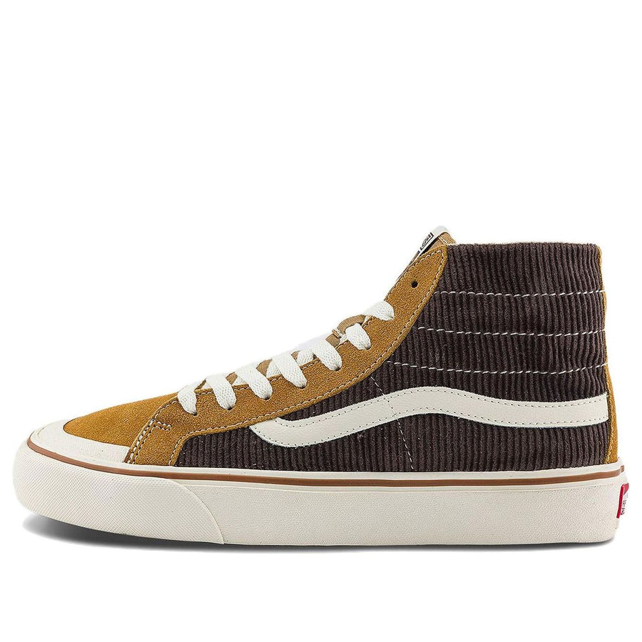 

Кроссовки Vans Sk8-Hi 38 Decon VR3 SF 'Dark Brown Gold', коричневый