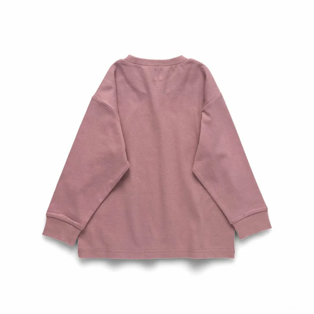 Футболка с длинными рукавами с разнообразными графическими принтами Branshes, Rose Pink — фото 4