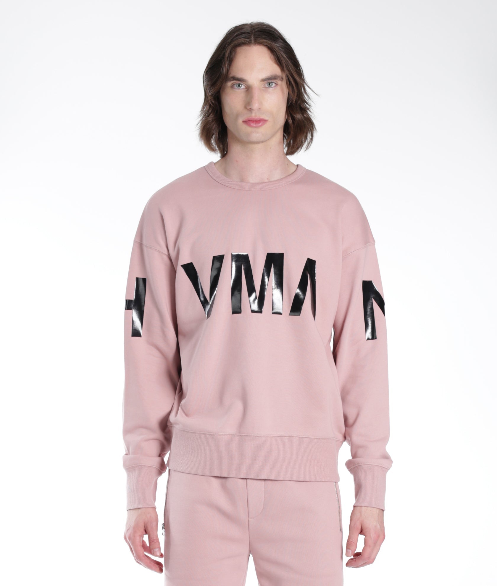 

Толстовка Crew цвета Dusty Pink HVMAN