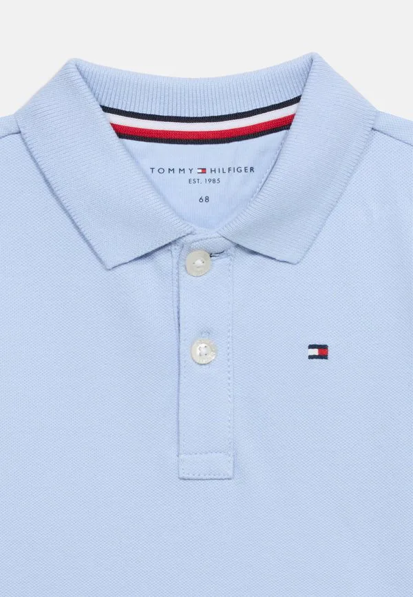 Основная рубашка поло из пике с вышивкой флага Tommy Hilfiger, Sweet Blue — фото 3