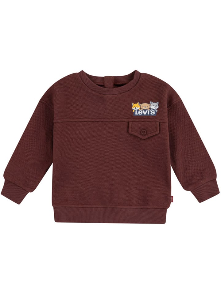 

Толстовка Levi's Kids, коричневый