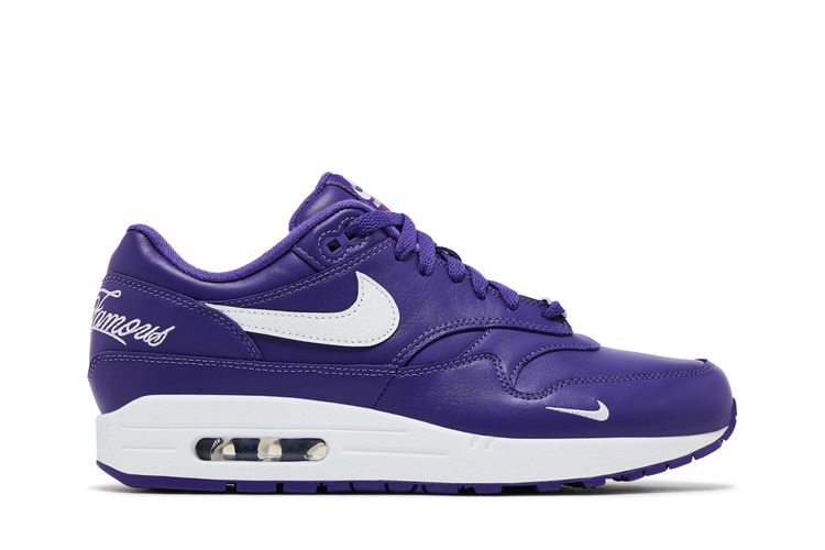 

Кроссовки Supreme x Air Max 1 '87 SP 'Varsity Purple', фиолетовый